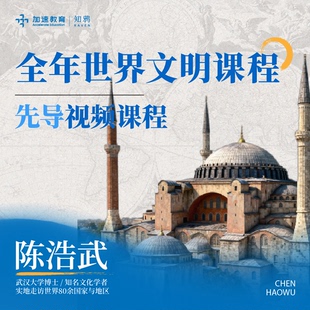 【官方正版】陈浩武老师全年世界文明先导线上视频课程