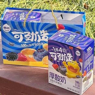 嚼绊厚酸奶可可生牛乳酸奶草莓茉莉厚酸奶一条四吃嚼拌厚酸奶条装