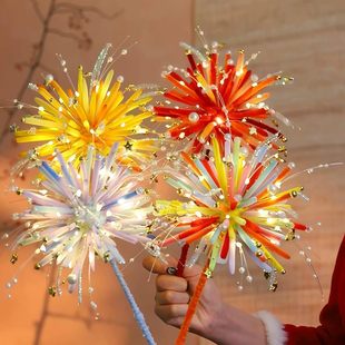 烟花扭扭棒手工diy材料包2026元 旦跨年拍照道具出片神器新年礼物