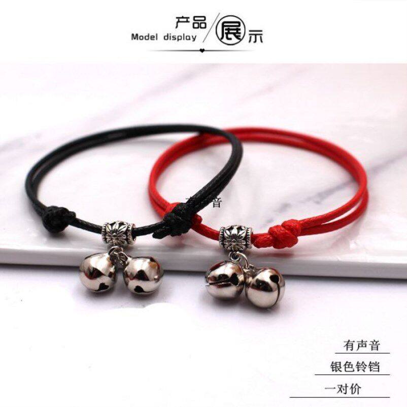 脚宫铃脚链铃铛有声铃铛脚链一步一响情侣脚链一对情侣款男女复古