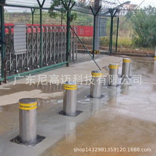 液压机电一体伸降路桩 机场防恐道路障柱 管制匝道防撞起落护柱