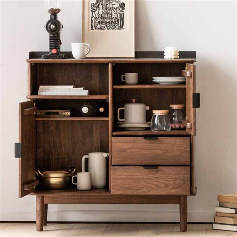 蜂鸟餐边柜 |现代玄关柜 北欧简约复古实木餐边柜精美收纳