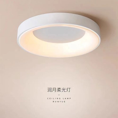 2023新款吸顶灯led灯北欧简约客房极简圆形客厅房间主卧室灯书房