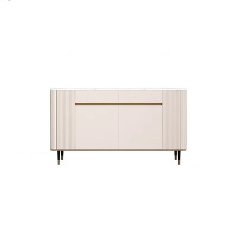 岩板餐边柜意式实木家用客厅边柜储物柜轻奢置物收纳柜现代简约