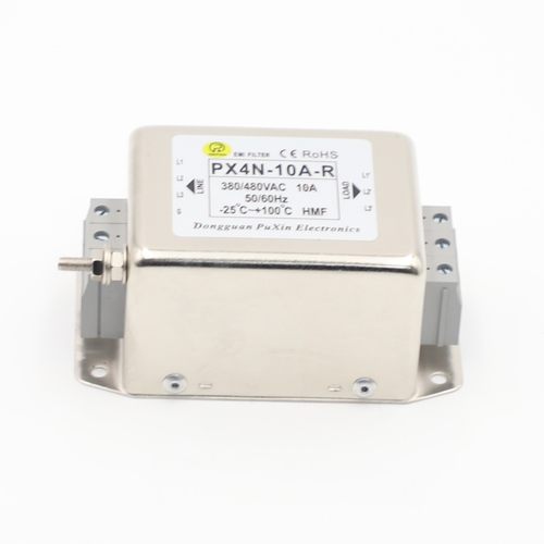 东莞原厂直销380/480V20A三相三线滤波器端子台导轨固PX4N-20A-R