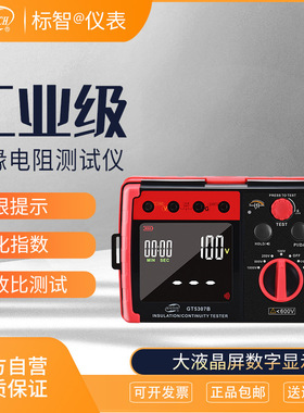 标智仪表1000V绝缘电阻仪GT5306A/GT5307A/GT5307B摇表兆欧表