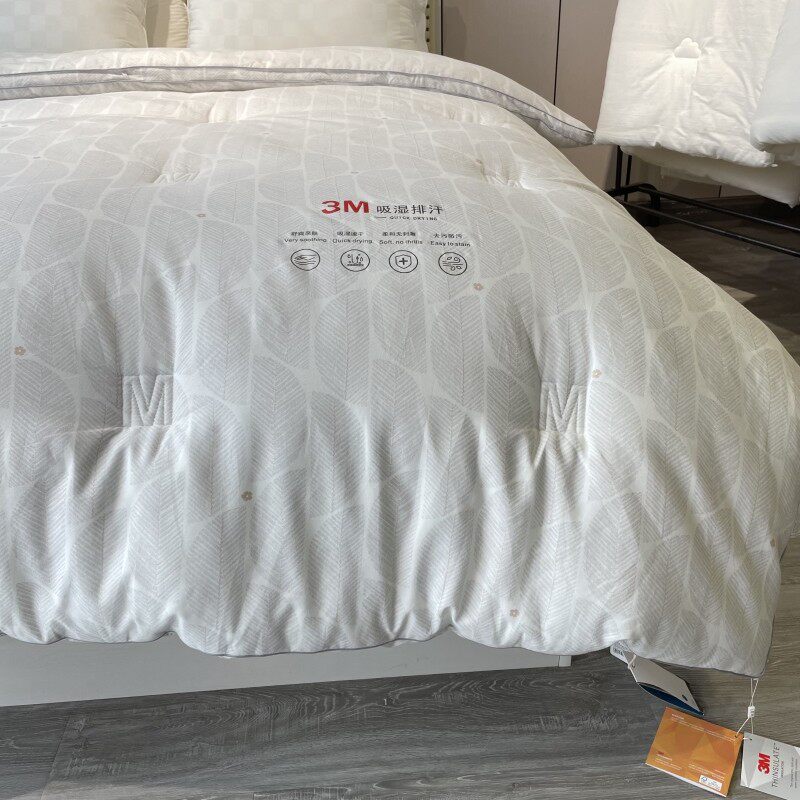 全棉双面磨绒3M高效暖绒新雪丽磨毛保暖双人冬被纯棉被子冬季被芯