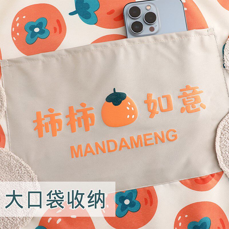 围裙家用厨房做饭防m水防油可擦手新款成人工作服男女围腰冬季加