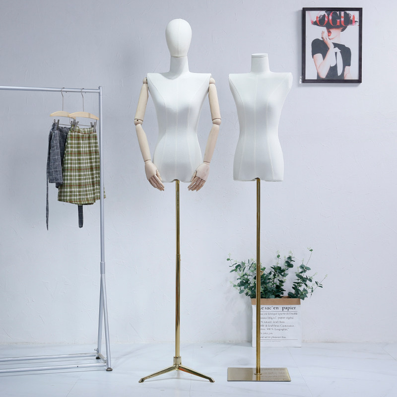 韩国服装店模特h道具女装橱窗展示架全身平胸直角肩平肩人偶模特