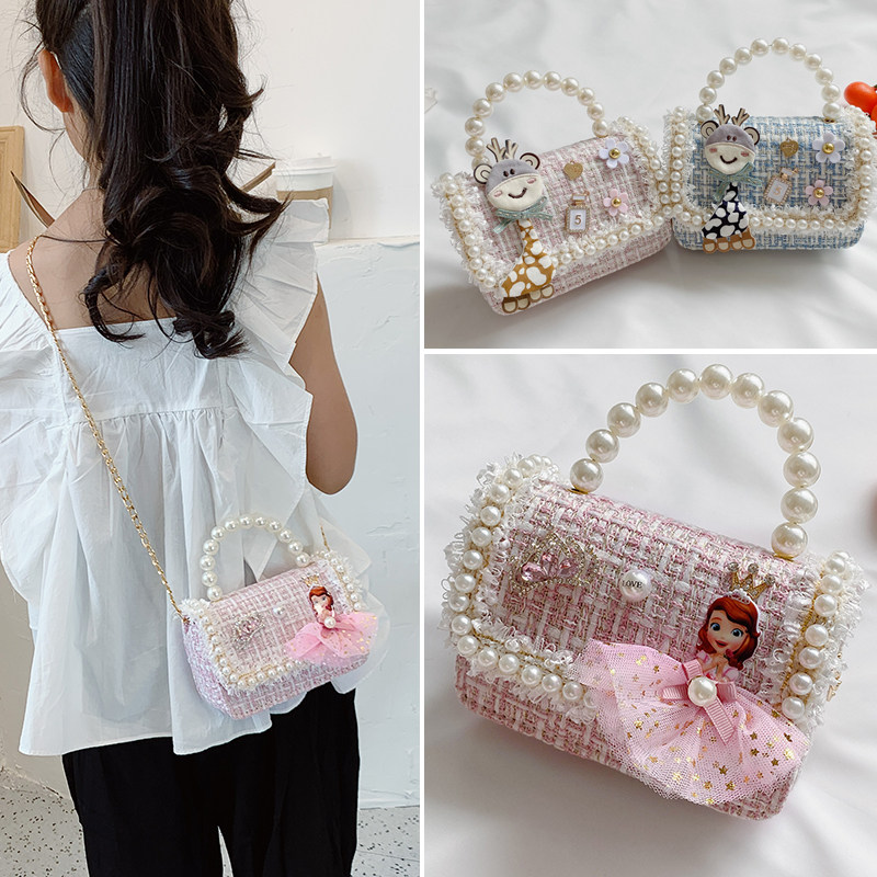 网红儿童包包可爱时尚公主包女童斜挎包迷你小女孩挎包小孩手提包