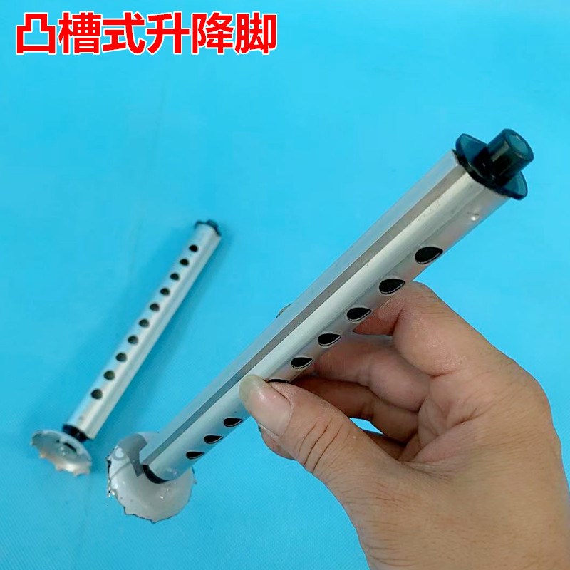 钓箱升降脚鱼箱改装加长内t置升降腿四脚开关按钮伸缩腿地爪配件4