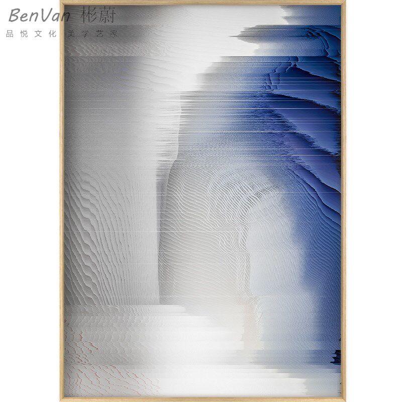 玄关抽象艺术f巨幅装饰画现代竖版大幅落地挂画简约客厅画样板定
