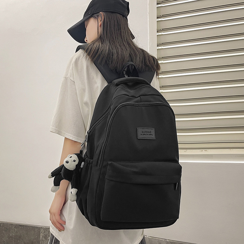 书包女大学生高一初一二三大容量双肩包结实耐用初中生高中生背包