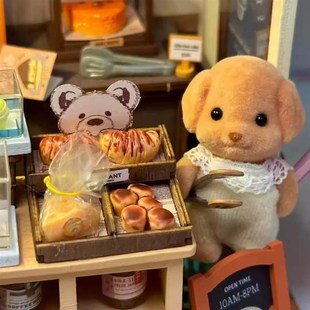 小鼻嘎森贝儿贵宾犬娃娃高颜值家族玩偶套装送闺蜜朋友礼物