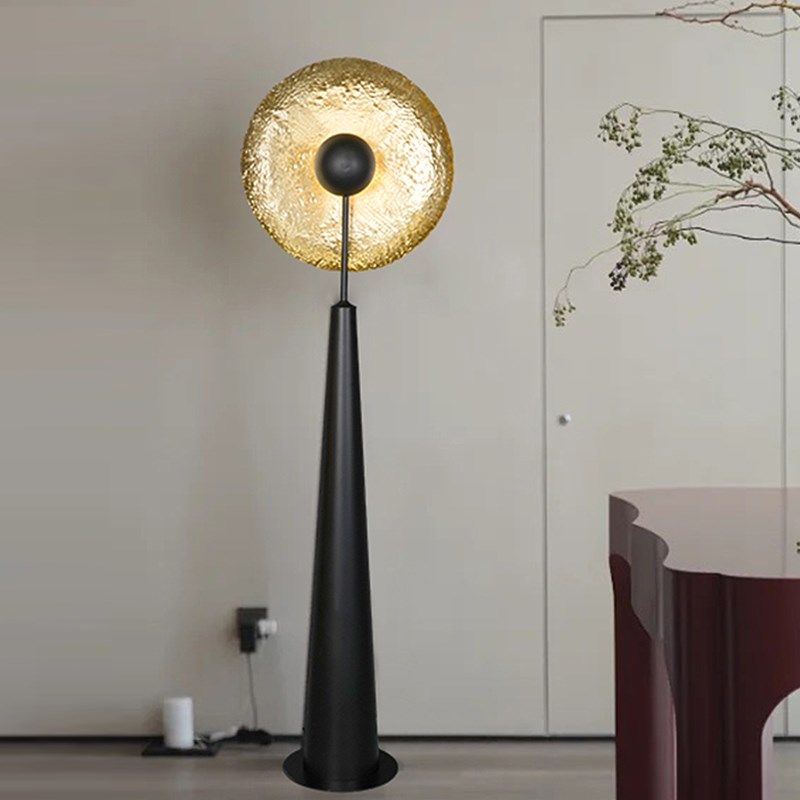 中古落地灯客厅沙发旁背景氛围轻奢高级感卧室床头柜立式艺术台灯