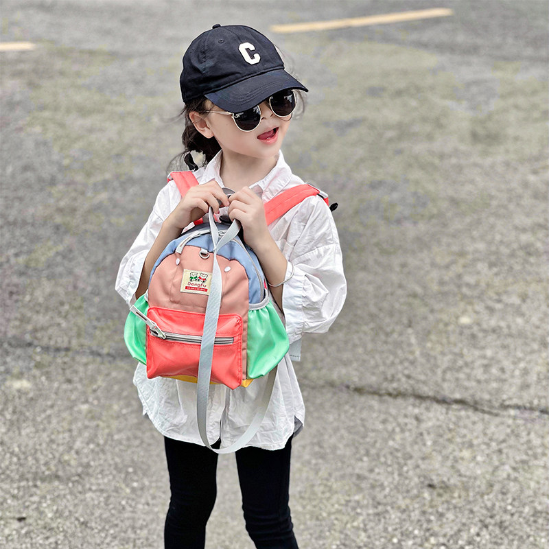 儿童双肩包女童幼儿园书包迷你宝宝防走失包轻便大容量男童背包潮