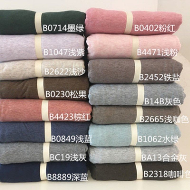 新疆天竺棉针织床笠床单 简约纯色全棉纯棉1.5米1.8m床垫保护套