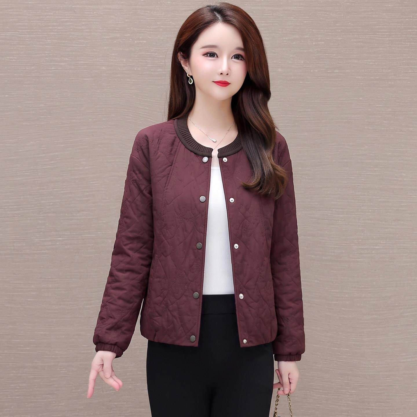 洋气妈妈秋装外套中老年女装秋季2026新款中年妇女休闲夹克上衣服