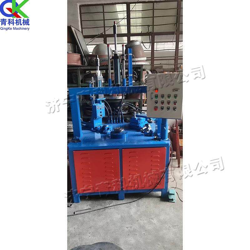 圆盘卷边机 圆桌底板液压拉边机 Disk edge wrapping machine