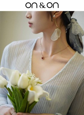 ON＆ON/安乃安2026春季新款天丝手工钉珠V领轻薄防晒针织开衫女