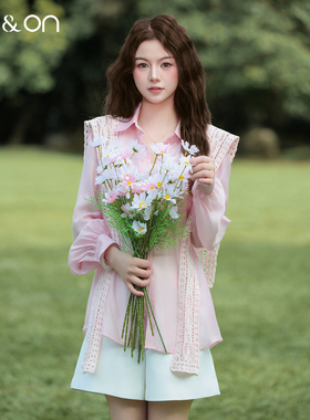 ON＆ON/安乃安2026春季新款韩系经典温柔风亲肤百搭防晒衬衣