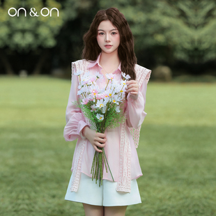 韩系经典 新款 温柔风亲肤百搭防晒衬衣 安乃安2025夏季 ON＆ON