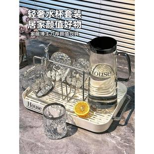 轻奢水壶套装 家用客厅高档水具套装 乔迁新居茶具玻璃杯子杯具套装