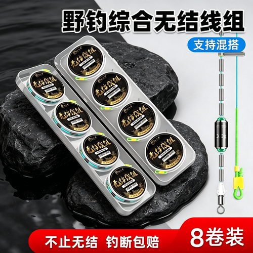 进口钓鱼线套装台钓成品主线组