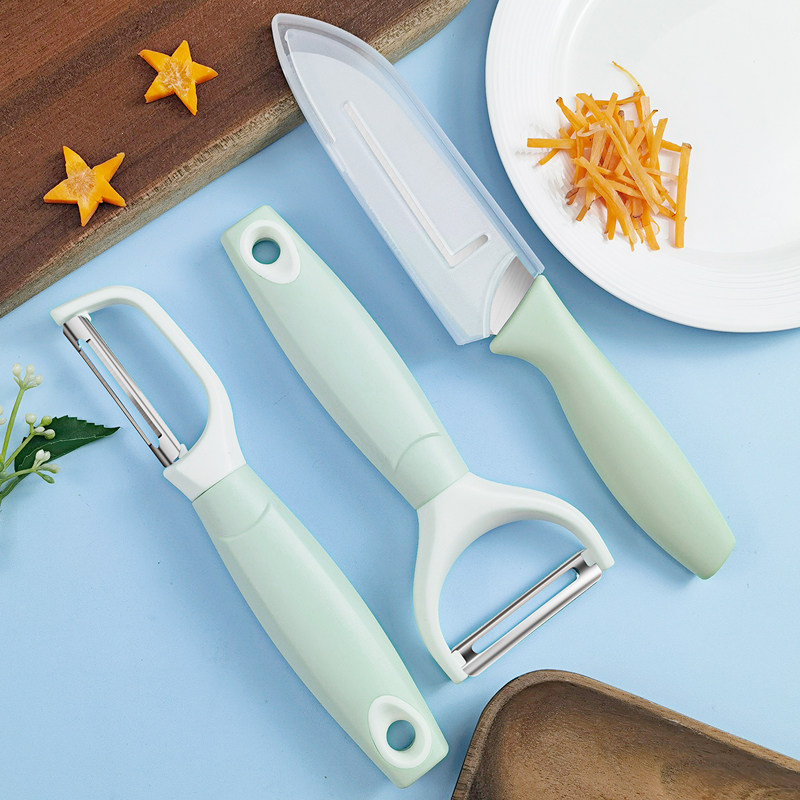 大号宽口家用削皮刀锯齿