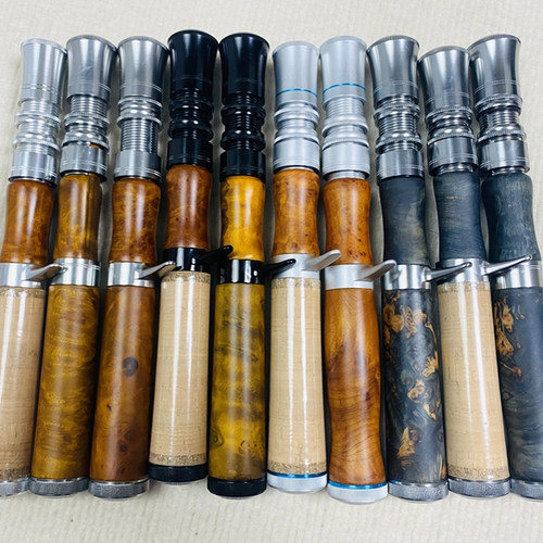 实木金属手柄DIY微物路亚手把