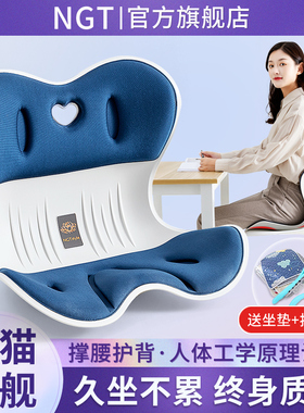 NGT护腰坐垫久神器靠背人体工学座姿椅托办公室部支撑官方旗舰店