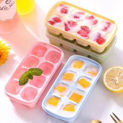 极速8 Grid Ice Cube Maker Silicones Ice Mould Ice CWube Tray