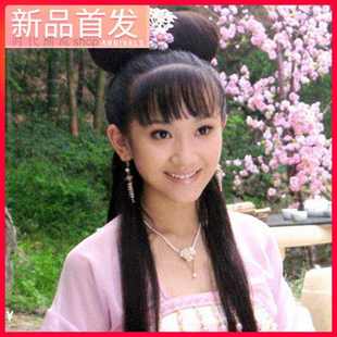 极速?l戏曲古i装头饰假发越剧黄梅戏戏剧用品花旦小旦头套真发刘