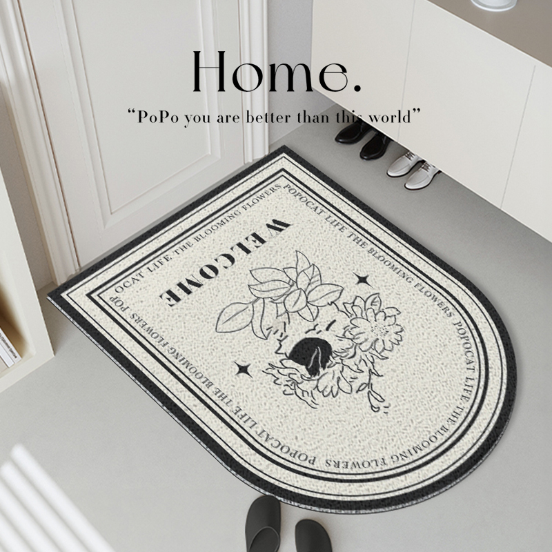 极速入户地垫家用可裁剪耐t脏pvc进门脚垫轻奢入户门垫玄关丝圈防