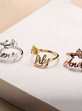 极速december flowmer ring fashion birthday flower birthday f