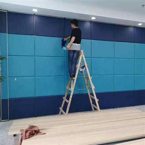 速发酒店活动隔断墙办公室板墙隔会议室高隔断隔音屏风推拉可移动