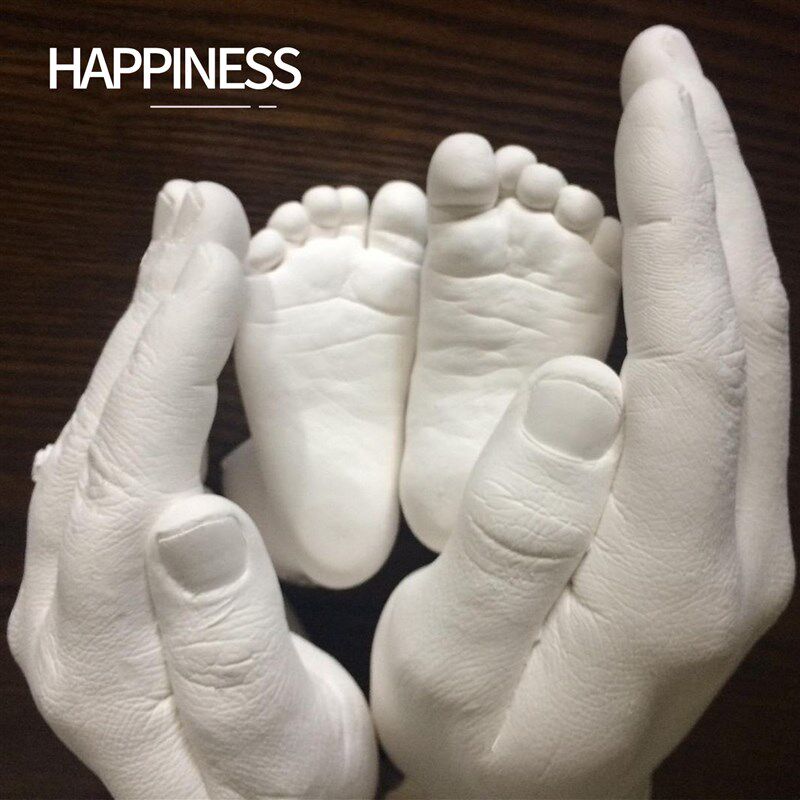 极速ding Handprints Footprints Casting KKit Baby Growing Sou