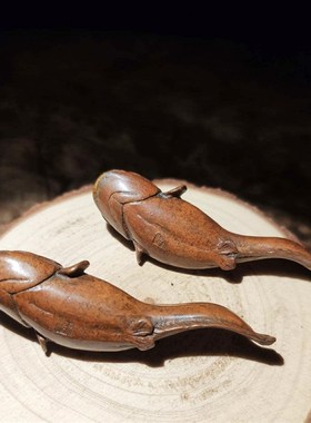 极速实心纯铜鲶鱼手把件古t玩铜小件紫铜茶宠日式茶道具小摆件仿