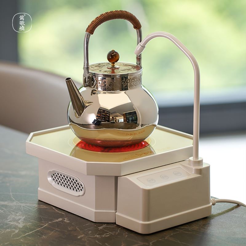 极速新莺a歌烧上水器电动家用桶装水抽水自动吸水器台式小型茶道