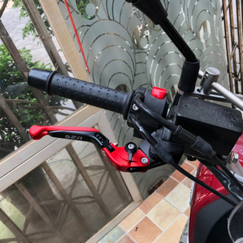 极速适用于凯越500mX400X改装防摔刹车手把牛角500F铝合金折叠离