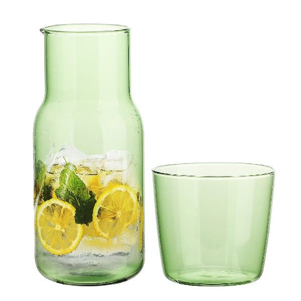 极速Water Carafe With Tumbler CBold Kettle Retro Large Capac