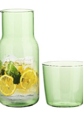 极速Water Carafe With Tumbler CBold Kettle Retro Large Capac