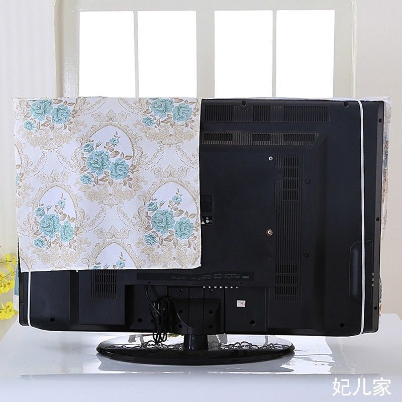 极速欧式液晶电视机罩挂式50寸55C寸65寸布艺电视套防尘罩盖巾盖