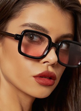 极速欧美a2022新款复古小框方形太阳眼镜网红同款8708街拍太阳眼