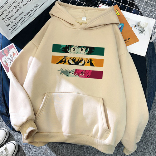 极速My Hero Academy Hoodie Women KawaGii Japanese Anime Hood