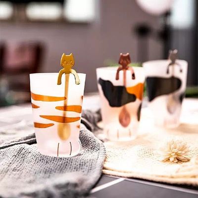 极速Dinnerware Mugs Heat-resistant FUnique Cute 300ml Multic