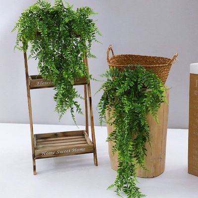 极速2pcsd Artificial Plant Persian Fern Leaves Vines 75cm
