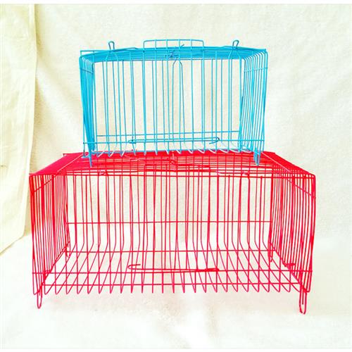 极速2023新款小型宠物运输笼A外带铁丝笼子简易仓鼠兔笼鸟笼猫笼