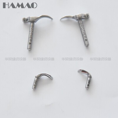 极速工业缝纫机配件兄弟圆眼锁眼机980 981 9820 9V82装机弯针保