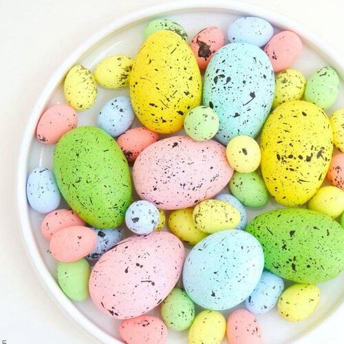 新品20/50pcs Easter Eggs Multi Size Colorful FoRam Eggs For